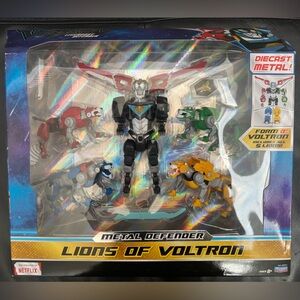 Voltron Metal Defender Die-Cast Figure Set
